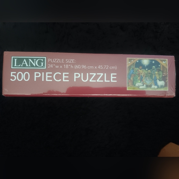 NATIVITY HOLY NIGHT LANG 500 PIECE PUZZLE. NIB - Picture 5 of 6